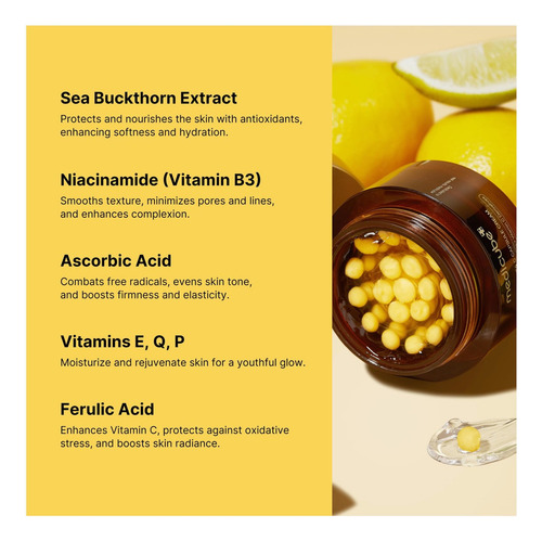 Medicube Deep Vitamin C Golden Cápsulas Creme Facial