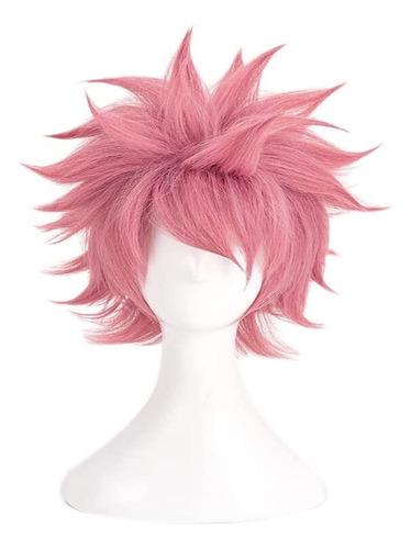 Peluca De Anime Natsu Dragneel Cosplay Peluca For Fairy