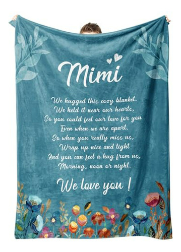 Mimi Gifts, Manta Mimi Con Estampado Floral, Regalos De Cump