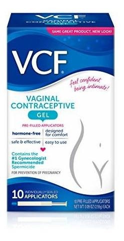 Condones Gel Anticonceptivo Vaginal Vcf, 10 Aplicadores Prec