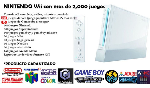 Nintendo Wii 512mb Black Edition (segunda Edicion Con Juegos