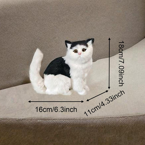 Figurado De Gato Realista Fotos Fotos De Juguete Estilo C