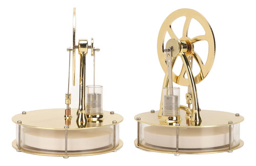Modelo De Motor Stirling, Motor Gold, Simple, De Bajo Ruido,