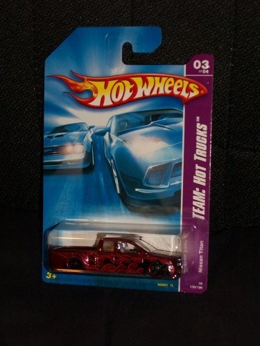 Hot Wheels Equipo: Hot Trucks # 3 Of 4 Lowered Nissan T9um4