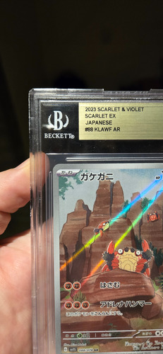 Pokemon Klawf Ar #88 Holo Beckett 9.5 Japones Klawf Ar Japonés (Usado)