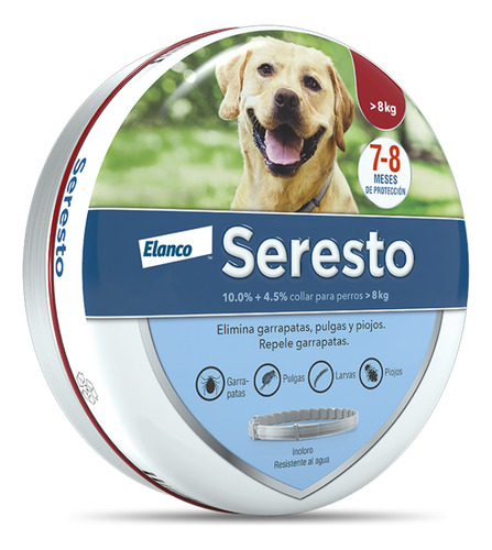 Collar Grande Para Perro Mascotas De Más De 8kg Gris Gr Gris Grande L