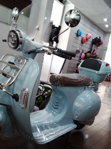 New Vespa Vintage Sunra Electrico Scooter Moto 3000w Litio M