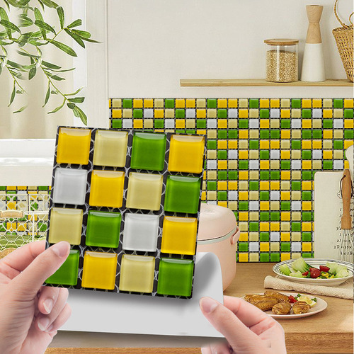 Pegatinas Autoadhesivas S 9012 Para Azulejos De Cristal, 10 Color F
