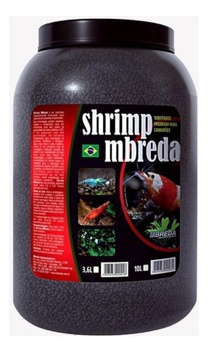 Substrato Mbreda Shrimp P/camarões 3,6lt