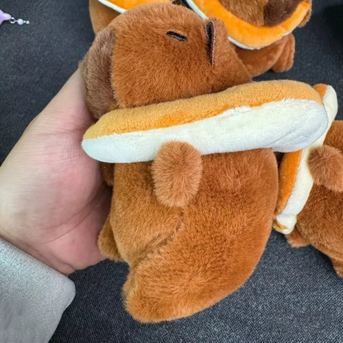 W Llavero De Peluche Con Forma De Capibara, 2 Piezas