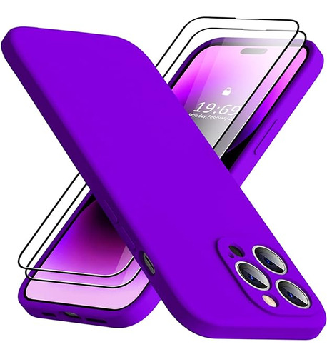 Funda Compatible Con iPhone 14 Pro Max Para Mujer Con 2 Prot