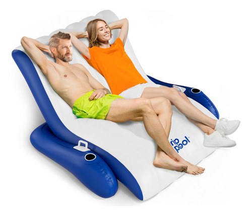 Flotador Inflable Para Piscina Reclinable Para 1 O 2 Persona