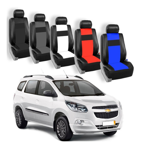 Fundas Cubre Asientos Auto Eco Cuero Chevrolet Spin 