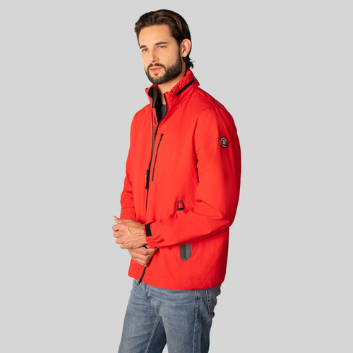 Chamarra Para Hombre Rompevientos Capucha Oculta Greenlander