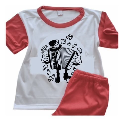 Pijamas Batería Infantiles Impresos Personalizados - 0184