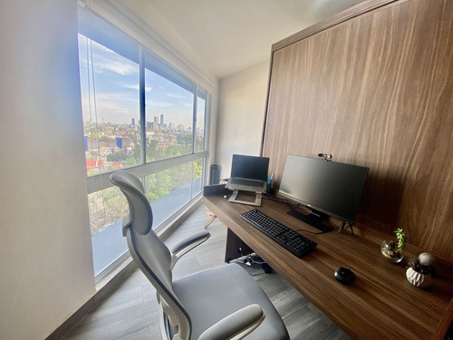 Precioso Penthouse En Venta De 60 M2 Con Ubicación Privilegiada Sobre Marina Nacional Col. Anahuac Cdmx