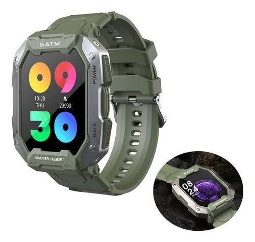 Reloj Medidas Glucosa Smartwatch 2023 Military Rock. 1