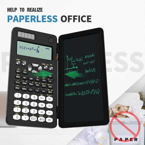 Calculadora Científica Roatee De 82 Ms Con Bloc De Notas Par