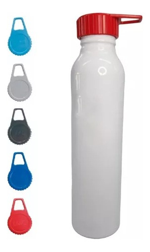 Botella Deportiva Blanca Sublimable- X10 Unidades