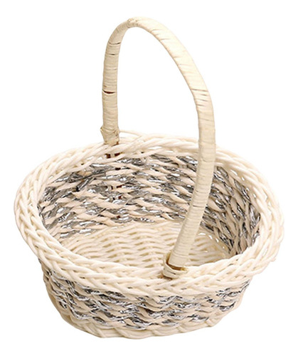 Cesta De Almacenamiento Multiusos, Cesta De Picnic Con Asa,