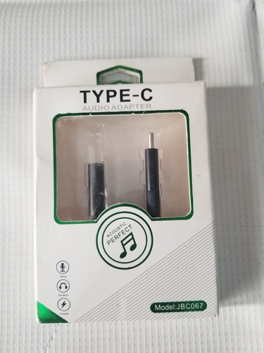 Cable Tipo C A  Plug 3.5  Para Teléfonos Modernos Nuevo  