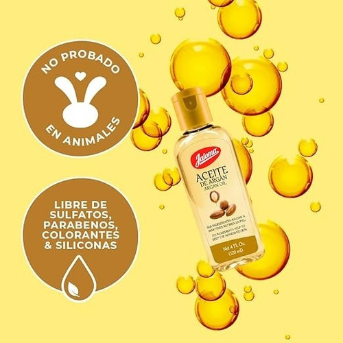 Aceite De Argan Hidratante 120ml Para Todo Tipo De Piel