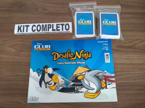 Desafio Ninja Club Penguin - Album C/ Todos Cards P/ Colar