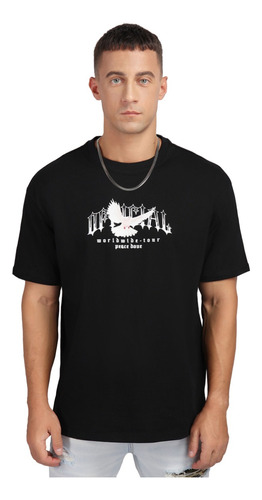 [logeqi] Camiseta Con Logo Estampado De Streetwear Vibes