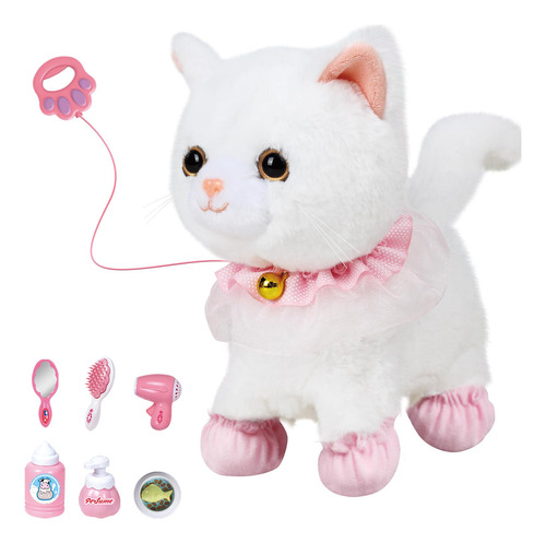 Robot De Peluche Electrónico Interactivo Que Camina Cat Jima