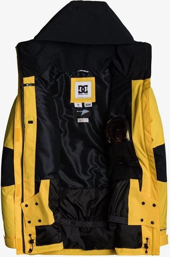 Campera De Ski Snowboard Dc Sovereign Mujer 30k Amarillo M