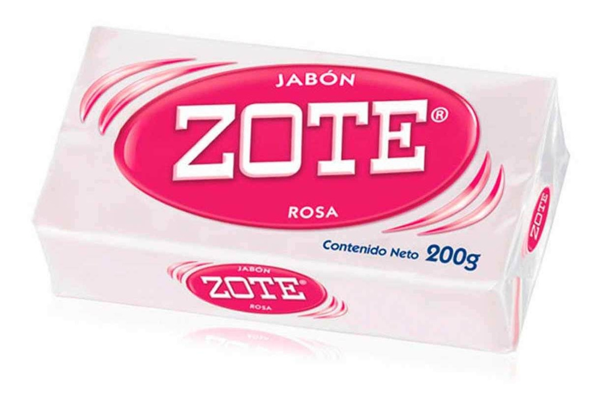 Jabón De Lavandería En Barra Zote Rosa 200g