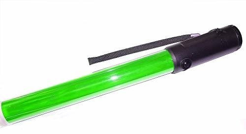 Diskpro, 14.5 Pulgadas Tráfico Baton Light, 18 Led Verde Con