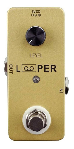 Pedal de efecto Cuvave Mini Looper  amarillo