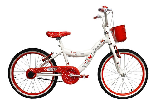 Bicicleta Lahsen Minnie Aro 20 Blanca