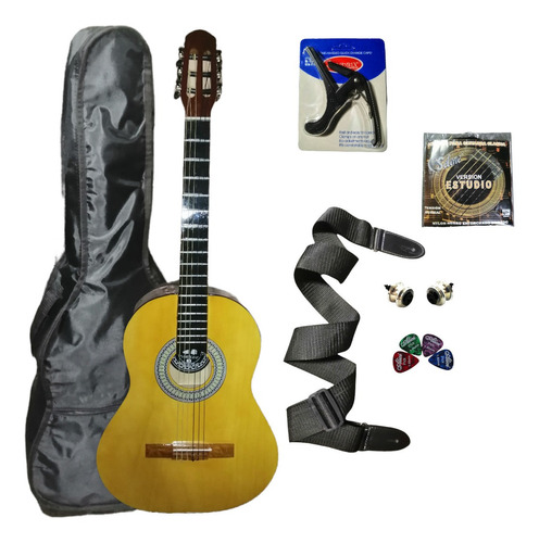 Guitarra Acústica Clásica Incluye Accesorios 