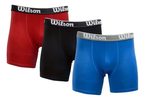 Boxer Wilson Para Hombre Transpirables Pack 3 Piezas Hab25