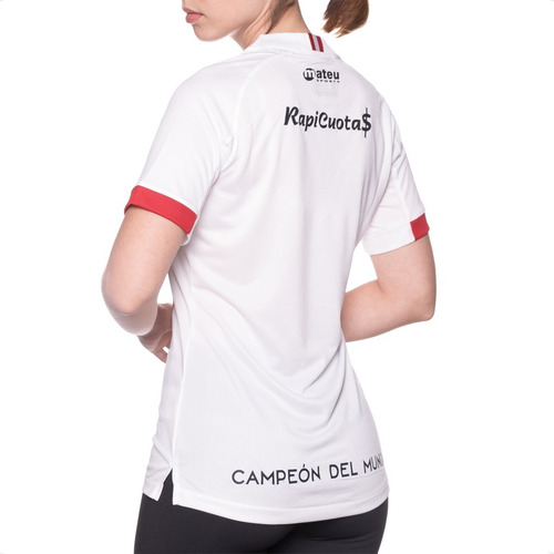 Imagen 2 de 9 de Camiseta Estudiantes De La Plata 2022 Ruge Mujer Suplente