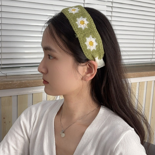 Diadema Tejida Con Velcro Para El Acabado Del Cabello, Diade