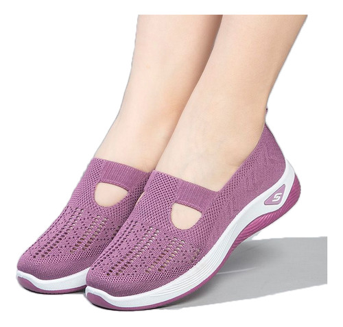 Zapatos Ortopédicos De Malla Transpirable Para Mujer