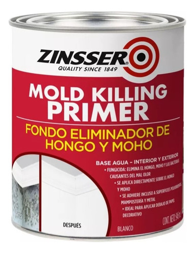 Pintura Antihongo Primer Mold Killing 0.94l Zinsser- Boulogn