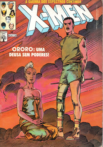 X-men N° 10 - Ororo: Uma Deusa Sem Poderes! - 68 Páginas Em Português - Editora Abril - Formato 13,5 X 19 - Capa Mole - 1989 - Bonellihq Cx01 Fev24