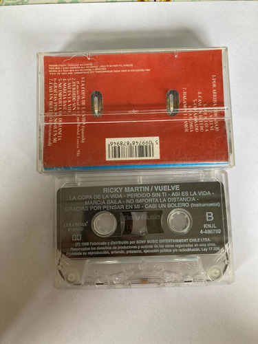 Cassette Ricky Martín Vuelve (#1225 (Usado)