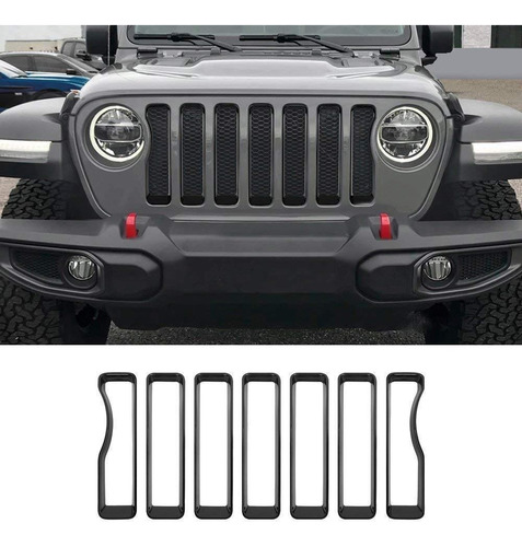 Rejillas Parrilla Jeep Jl Wrangler 2018-2019 Kit 7 Insertos