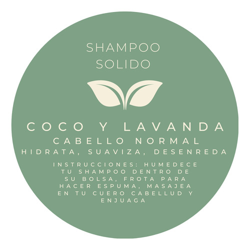 Shampoo Solido Coco Lavanda