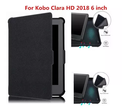 Funda Kobo Sleepcover Negro para Kobo Clara 2E - Accesorios