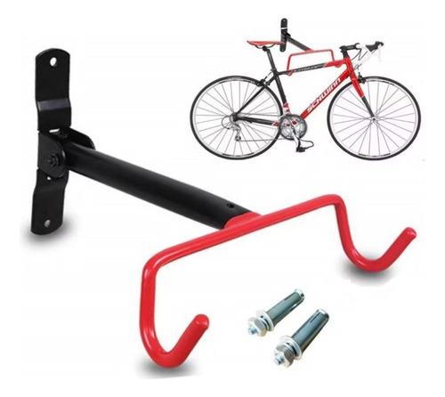 Soporte De Pared Horizontal Para Bicicletas De Ruta O Mtb 