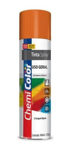 Tinta Spray Laranja 400ml Emb. C/ 3