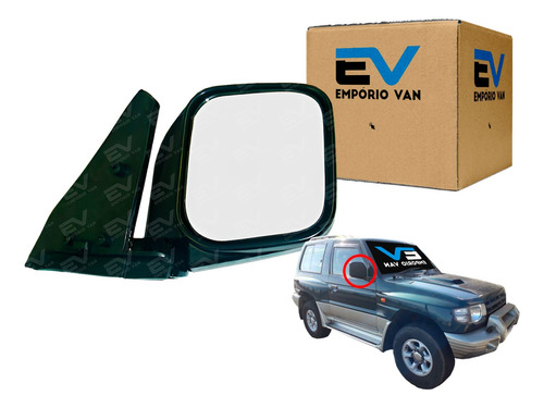 Espelho Retrovisor  Pajero 2.8 94/99 Lado Direito