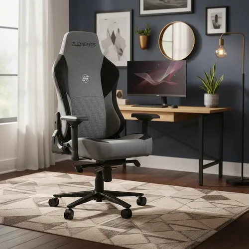 Cadeira Gamer Elements Lunari Fearless Cinza 71080