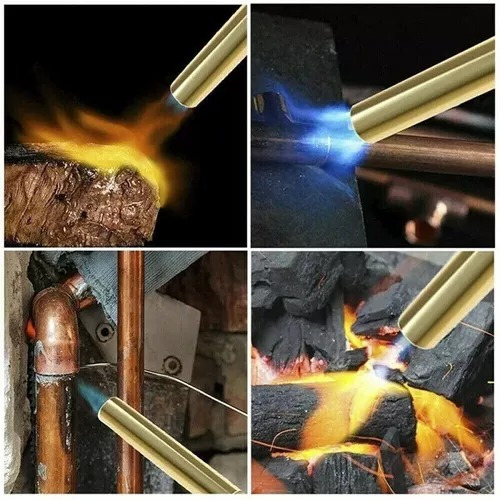 Imagen 6 de 8 de Soplete De Soldar Refrig Joyeria Gas Butano + Acc Y Garrafa